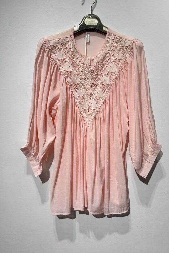 Blouses Femme Rose OOKA W6166 Efashion Paris