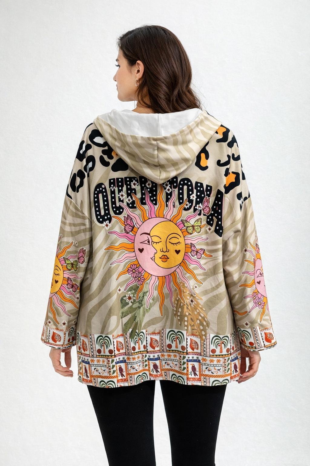 Gilets Femme Motif1 OOKA 21536 #c Efashion Paris