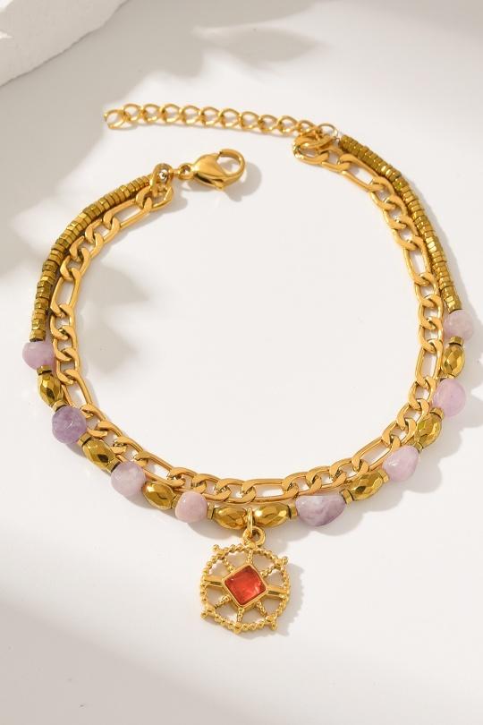 Bracelets Accessories Lavande WEC BIJOUX W-C0483B Efashion Paris