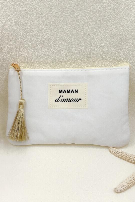 Pochettes Maroquinerie Blanc WEC BIJOUX SAC26 Efashion Paris