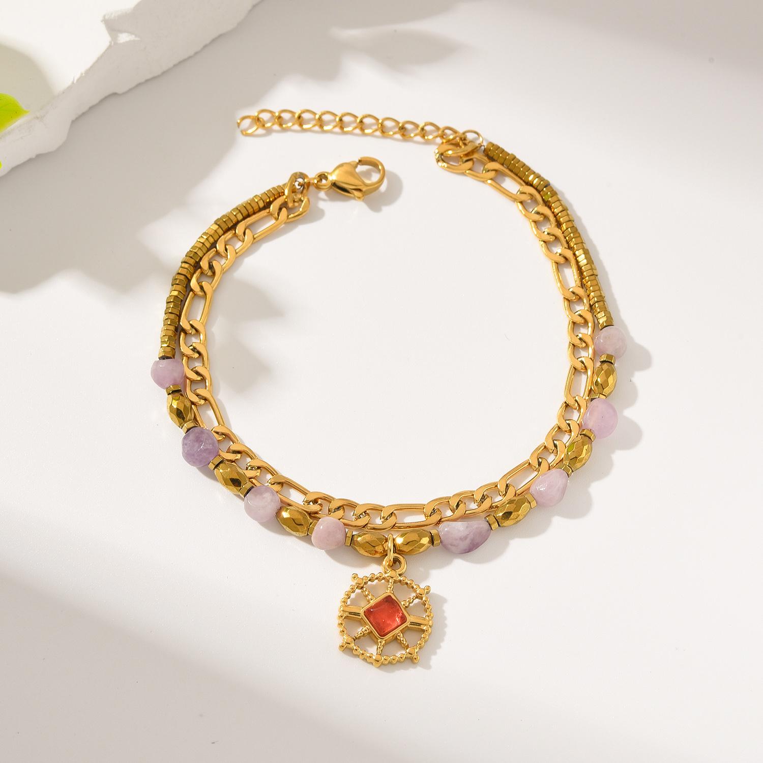 Bracelets Accessories Lavande WEC BIJOUX W-C0483B #c Efashion Paris