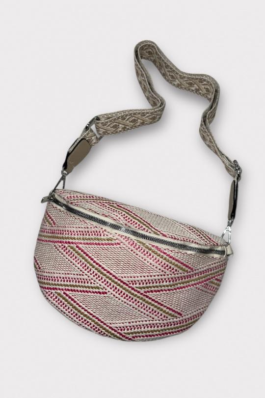 Sacs bananes Maroquinerie Rose MIMILI ACCESSOIRES MML3782B Efashion Paris