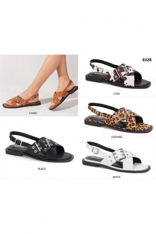 Sandals Shoes Camel C'M Paris 8328 Efashion Paris