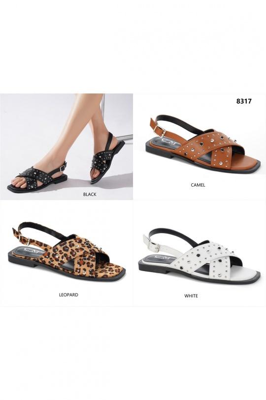 Sandali Scarpe Black C'M Paris 8317 Efashion Paris