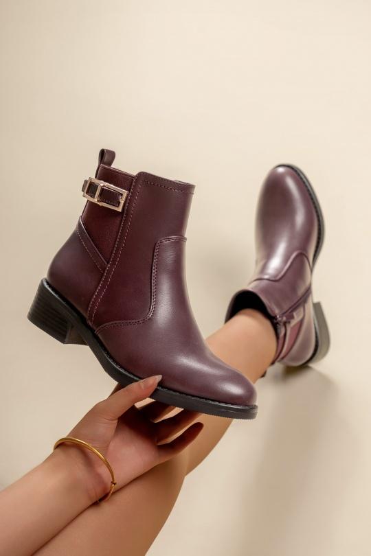 Stivaletti Scarpe Burgundy C'M Paris 68325 Efashion Paris