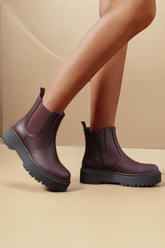 Bottines Chaussures Bordeaux C'M Paris 68282 Efashion Paris