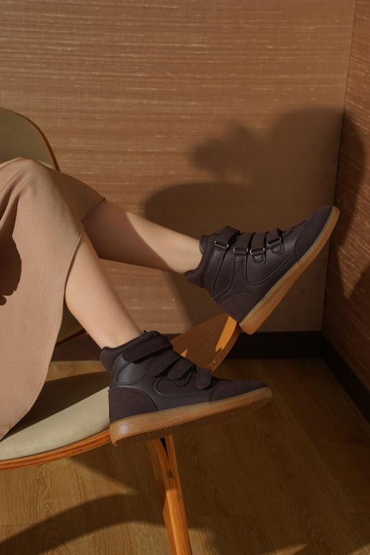 Baskets Chaussures Marron C'M Paris KX011-F Efashion Paris