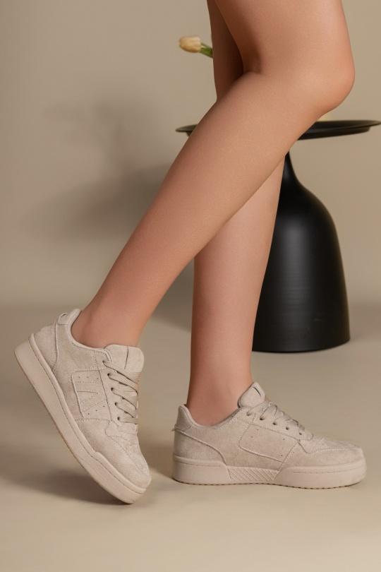 Baskets Chaussures Taupe C'M Paris 1216 Efashion Paris