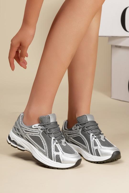 Baskets Chaussures Gris C'M Paris 1221 Efashion Paris