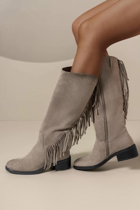 Botas Zapatos Taupe C'M Paris 68340 Efashion Paris