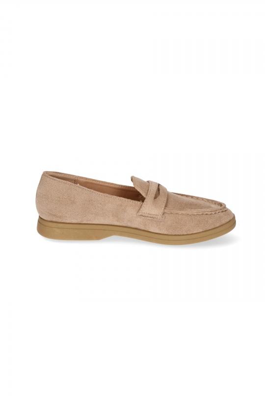 Loafers Shoes Taupe C'M Paris 77-519 Efashion Paris