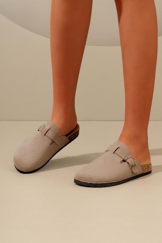 Sandals Shoes Taupe C'M Paris 2110 Efashion Paris