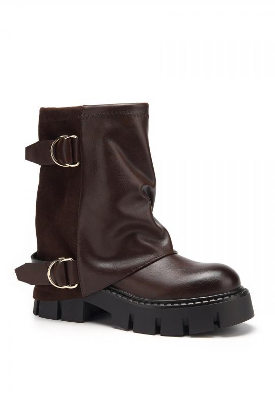 Ankle boots Shoes Brown C'M Paris 4019 Efashion Paris