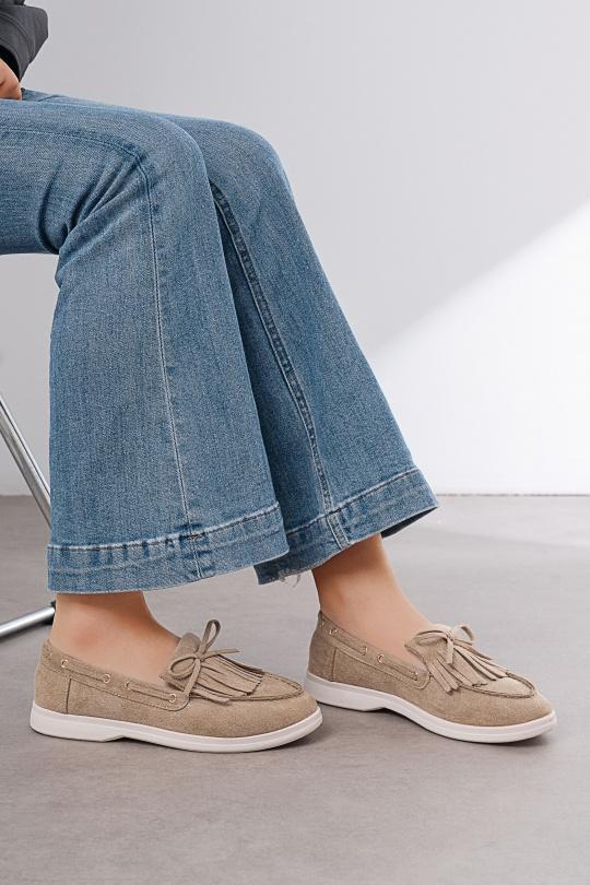 Mocassini Scarpe Beige C'M Paris BS-20 Efashion Paris