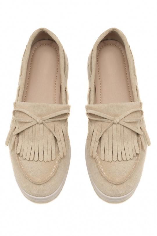 Mocassini Scarpe Beige C'M Paris BS-20 Efashion Paris