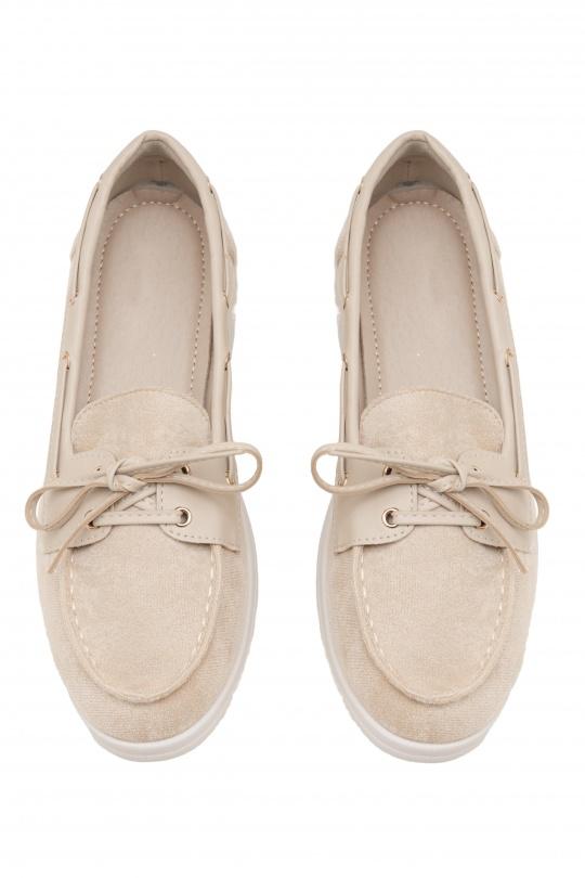 Mocassins Chaussures Beige C'M Paris BS-28 Efashion Paris