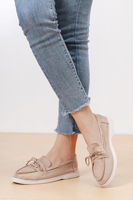 Mocassins Chaussures Beige C'M Paris BS-28 Efashion Paris