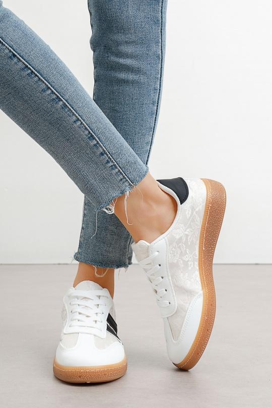 Baskets Chaussures Beige C'M Paris 1228 Efashion Paris