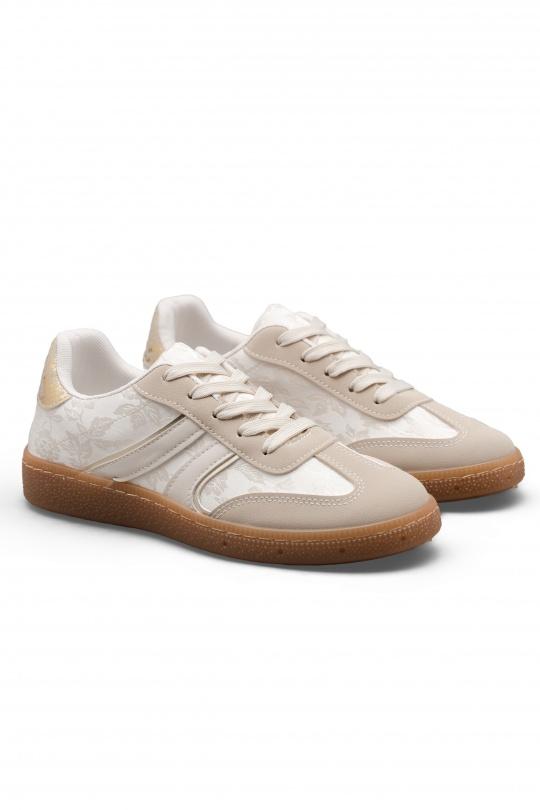 Baskets Chaussures Beige C'M Paris 1228 Efashion Paris