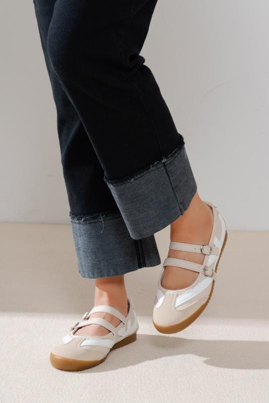 Ballerines Chaussures Marron C'M Paris 6537 Efashion Paris