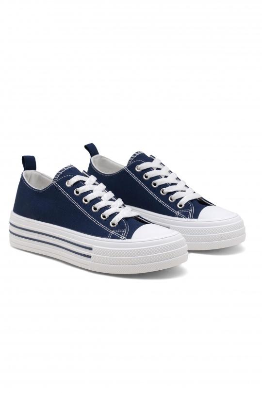 Baskets Chaussures Bleu jean C'M Paris 1229 Efashion Paris