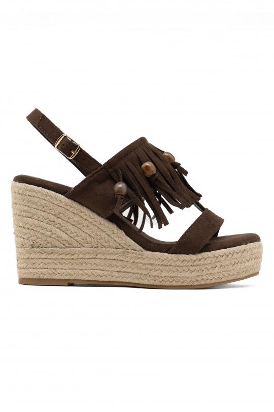 Compensées Chaussures Marron C'M Paris 4027 Efashion Paris