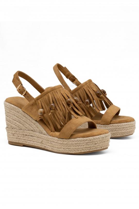 Compensées Chaussures Marron C'M Paris 4027 Efashion Paris