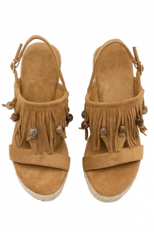 Compensées Chaussures Marron C'M Paris 4027 Efashion Paris