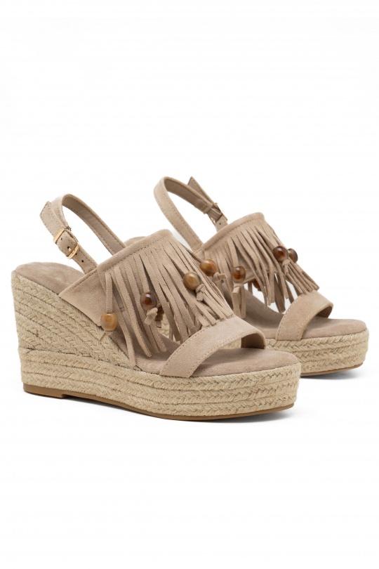 Compensées Chaussures Marron C'M Paris 4027 Efashion Paris