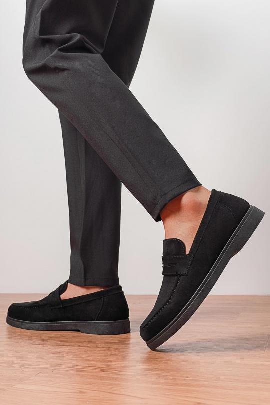 Moccasin Shoes Navy blue C'M Paris P610 Efashion Paris