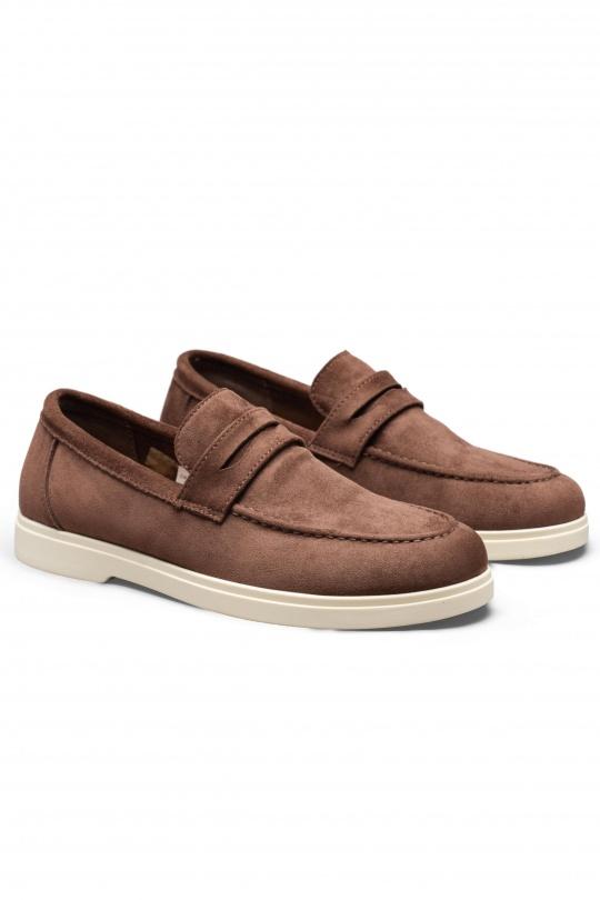 Moccasin Shoes Navy blue C'M Paris P610 Efashion Paris