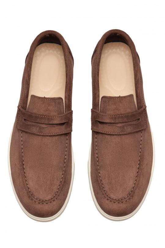 Moccasin Shoes Navy blue C'M Paris P610 Efashion Paris