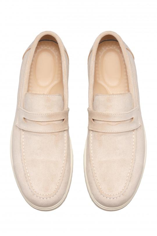 Moccasin Shoes Navy blue C'M Paris P610 Efashion Paris