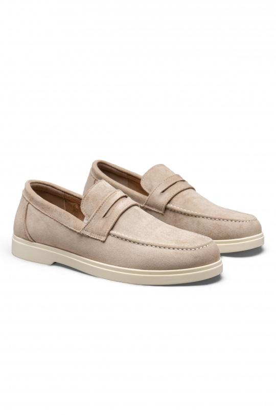 Moccasin Shoes Navy blue C'M Paris P610 Efashion Paris