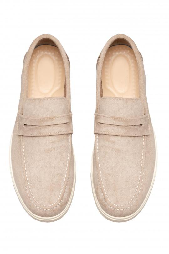 Moccasin Shoes Navy blue C'M Paris P610 Efashion Paris