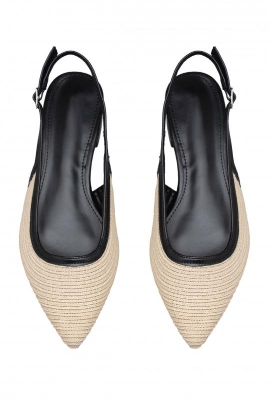 Ballerines Chaussures Taupe C'M Paris 77-702 Efashion Paris