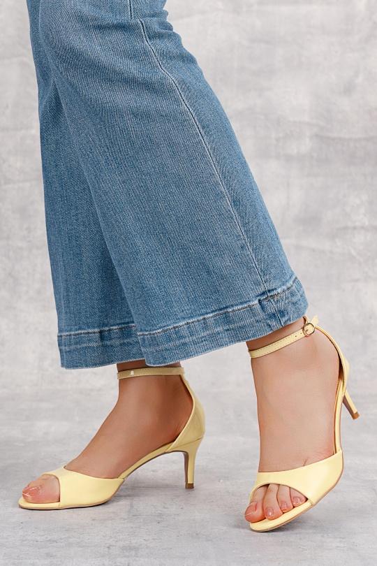 Sandales Chaussures Jaune C'M Paris 77-691 Efashion Paris