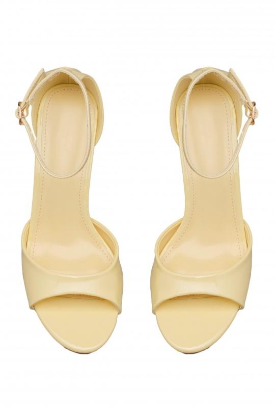 Sandales Chaussures Jaune C'M Paris 77-691 Efashion Paris