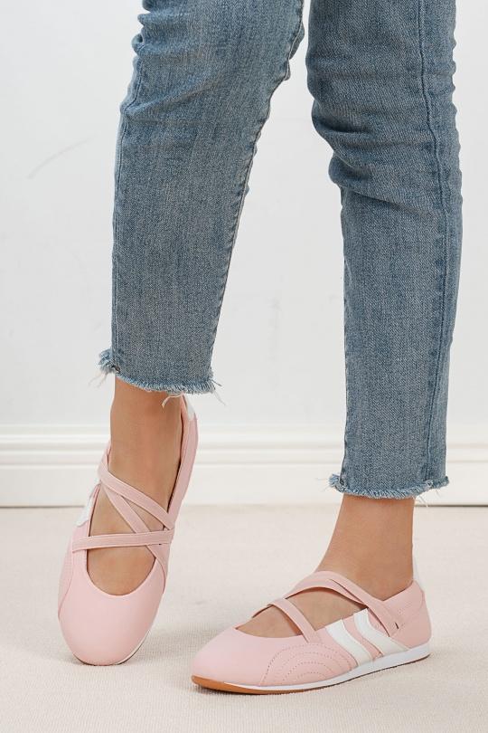 Ballerines Chaussures Rose C'M Paris 6532 Efashion Paris