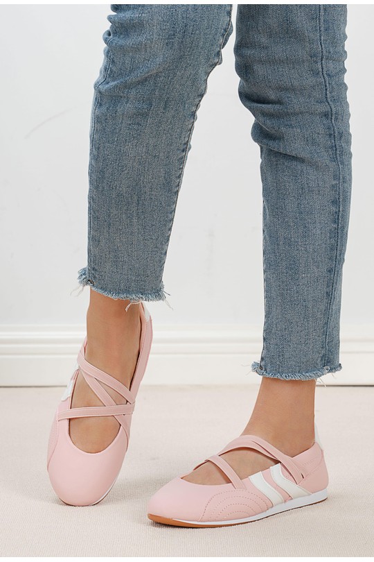 Ballerines Chaussures Rose C'M Paris 6532 Efashion Paris