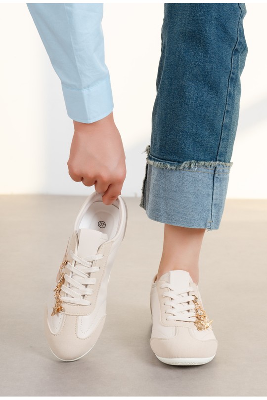 Baskets Chaussures Blanc C'M Paris 6538 Efashion Paris