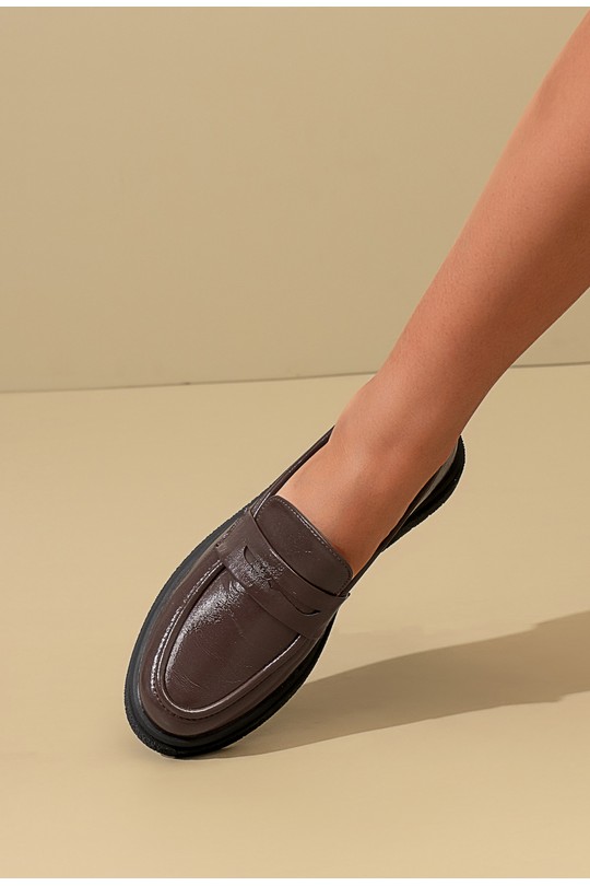 Mocassins Chaussures Marron C'M Paris Y-105 Efashion Paris