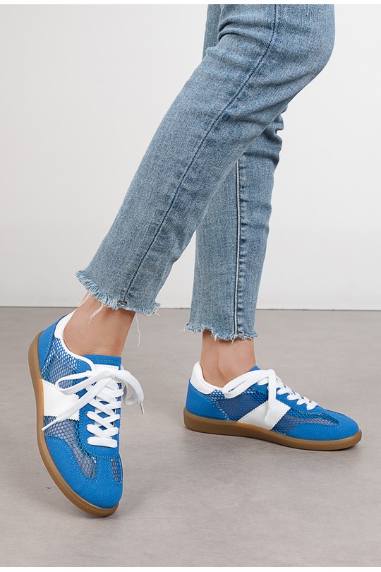 Baskets Chaussures Bleu C'M Paris 6546 Efashion Paris