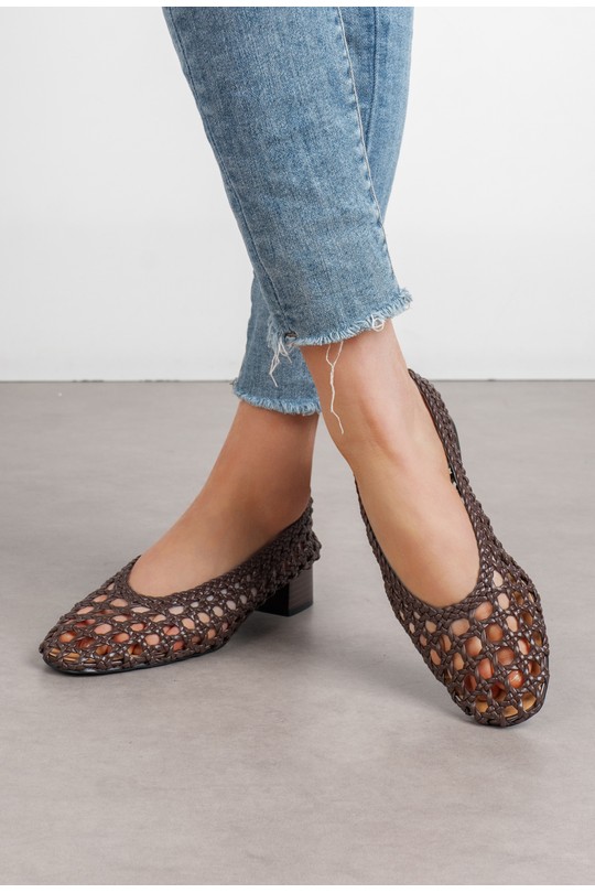 Ballerines Chaussures Noir C'M Paris 77-686 Efashion Paris