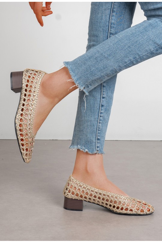 Ballerines Chaussures Noir C'M Paris 77-686 Efashion Paris