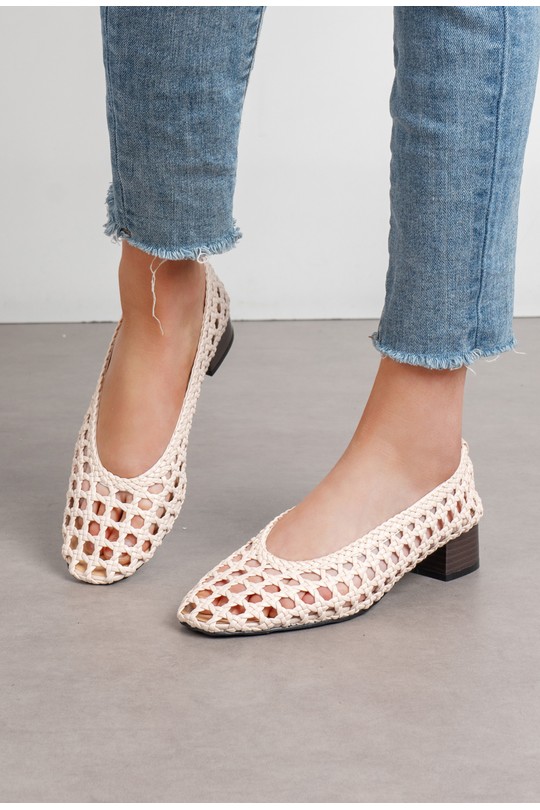 Ballerines Chaussures Noir C'M Paris 77-686 Efashion Paris