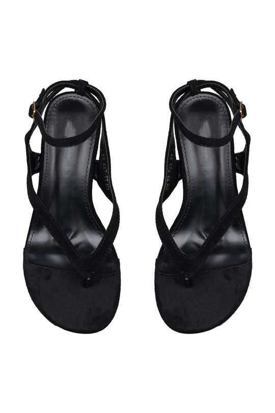 Compensées Chaussures Noir C'M Paris 77-722 Efashion Paris