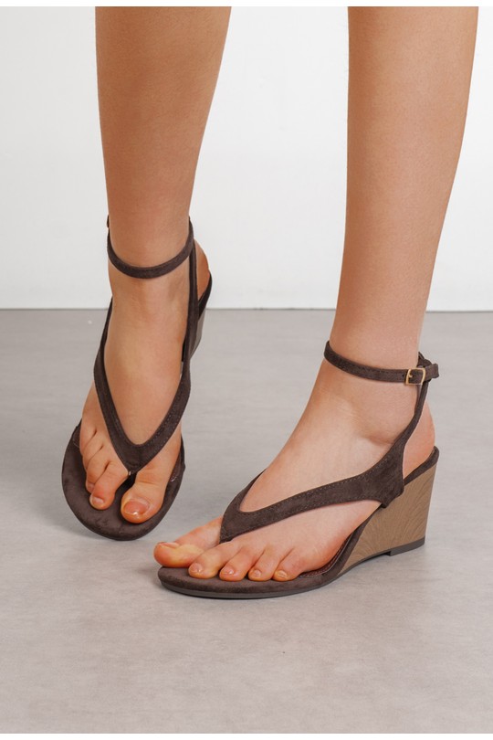 Compensées Chaussures Noir C'M Paris 77-722 Efashion Paris