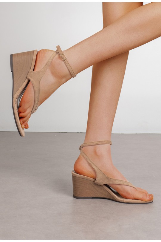 Compensées Chaussures Noir C'M Paris 77-722 Efashion Paris