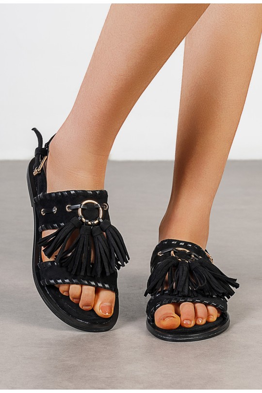 Sandales Chaussures Noir C'M Paris 77-721 Efashion Paris